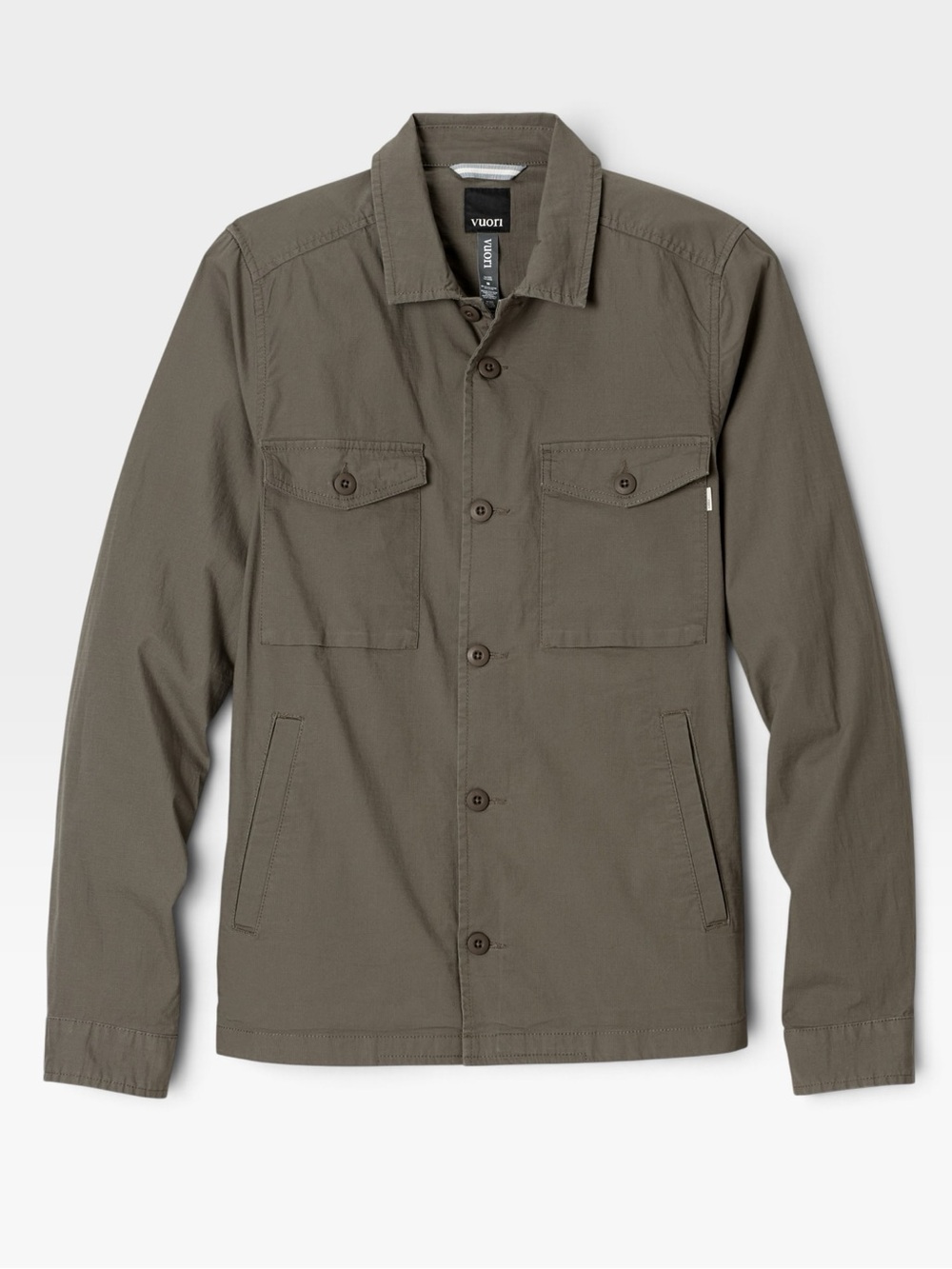Vuori Men’s Ripstop Jacket Oregano Olive Green Size Small